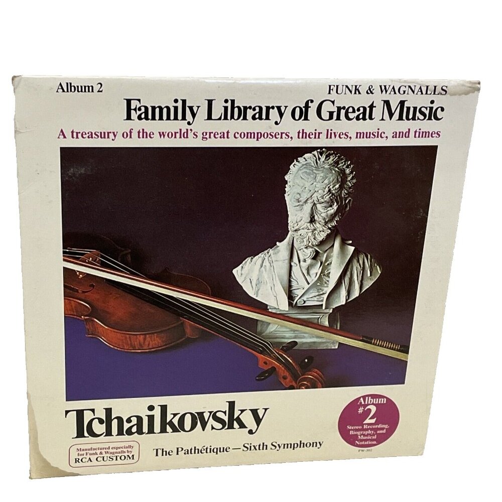 TchaikovskyThe Pathétique Sixth Symphony (Vinyl, 1977) RCA Custom FW-302 VG+